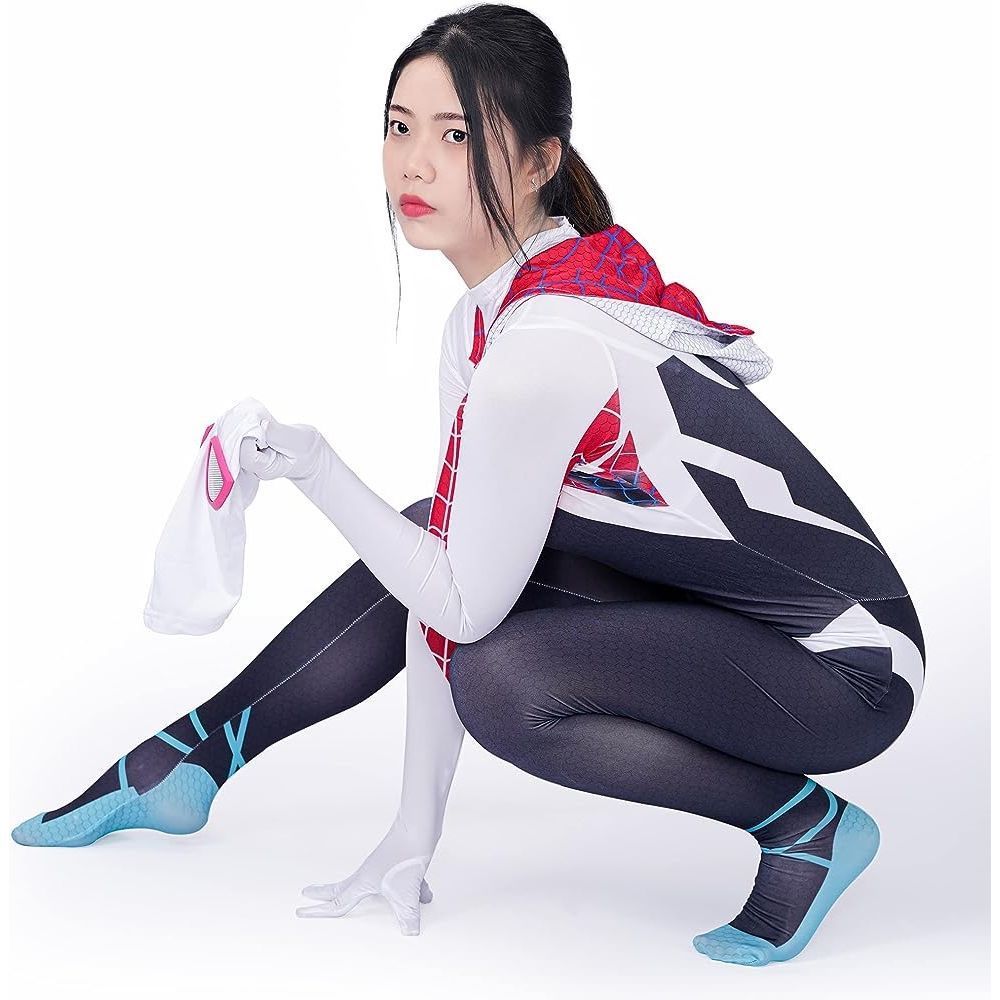 Gwen Stacy cosplay costume for adult. Size XL, Halloween cosplay costumes. - Picture 4 of 9